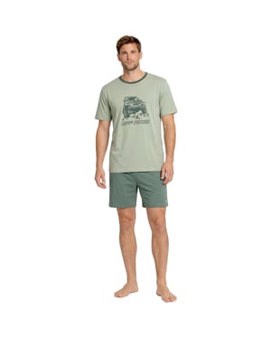 Pijamas de algodón cortos para hombre de verano KL30000