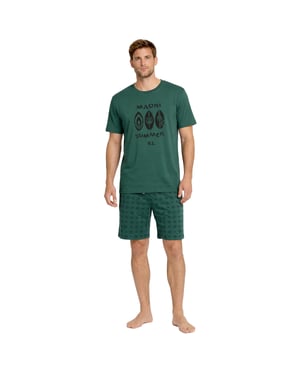 Pijamas cortos de algodón para hombre verano KL30000