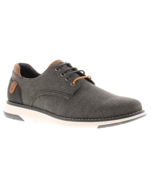 Zapatos de hombre Hush Puppies de lona con almohadilla de memoria Bruce gris