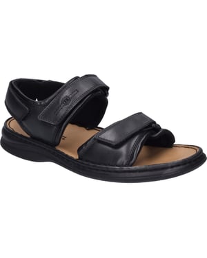 JOSEF SEIBEL Hombres Sandalia Rafe en negro