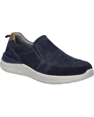 JOSEF SEIBEL Hombres Zapato bajo Wales 04 en blau