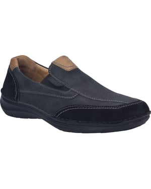 JOSEF SEIBEL Hombres Zapato bajo Anvers 67 en negro