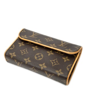 Louis Vuitton Florentine  en  marrón Lienzo recubierto