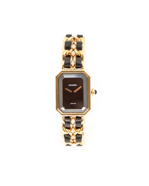Chanel Première M en  negro Acero inoxidable sin níquel