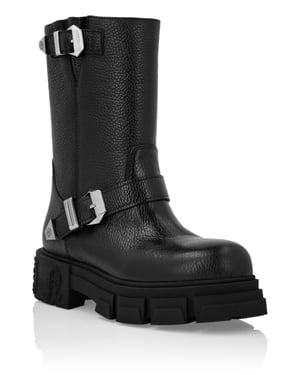 Botas Planas Altas Gothic Plein