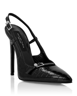 Zapatos Slingback Skull