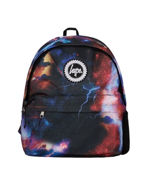 Mochila para Niños Estampado de Constelaciones y Galaxias | Mochila Escolar de 18L con Manga para Laptop