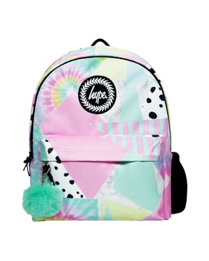 Mochila Infantil Diseño Collage Multi Pastel | Mochila Escolar Ligera