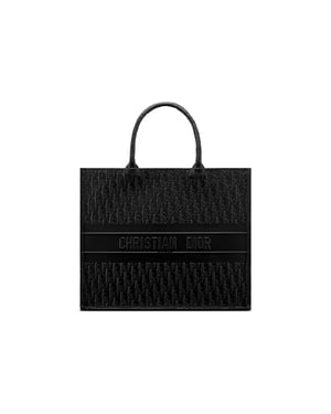 Bolso Tote de Cuero Dior Oblique