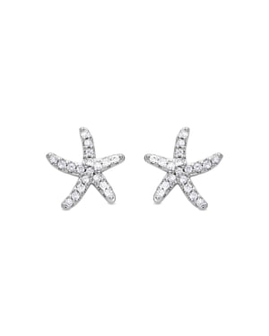 Pendientes Luxenter de Circonita Brillante acabados en rodio - Emuh