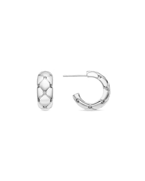 Pendientes Luxenter con - acabado plata - Rakhon