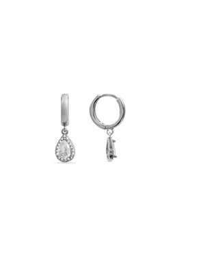 Pendientes Luxenter de Circonita Brillante acabados en rodio - Tavia