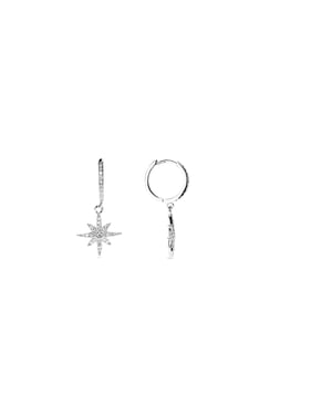 Pendientes Luxenter de Plata de Ley 925 con Circonita Brillante acabados en rodio - Lapai