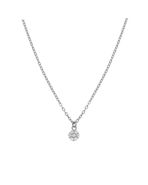 Collar Luxenter de Plata de Ley 925 y Circonita Brillante acabado en rodio - Oris