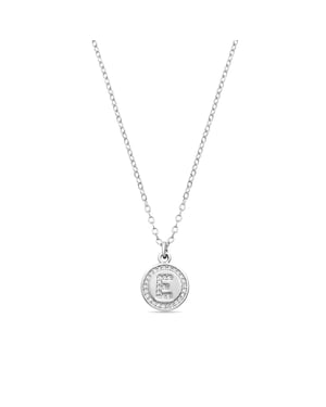 Collar Luxenter de Circonita Brillante acabado en rodio - Alphabet