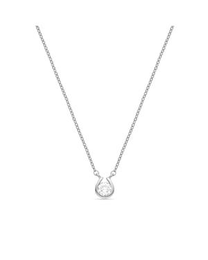 Collar Luxenter de Circonita Brillante acabado en rodio - Ceol