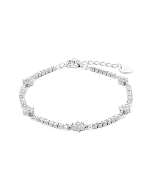 Pulsera Luxenter de Plata de Ley 925 con Circonita Brillante acabada en rodio - Dader
