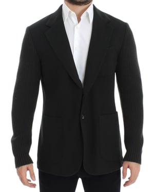 Blazer de manga de punto ajuste clásico