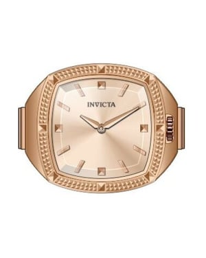Invicta Mini Ring 50639 Reloj de Mujer - Movimiento de Cuarzo - Acero Inoxidable con Esfera de Oro Rosa - 23 mm