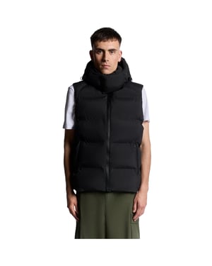 Chaleco Acolchado Soldado Negro Azabache De Lyle &amp; Scott