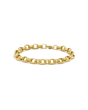 Luxenter Pulsera acabado en oro amarillo 18k - Haloy