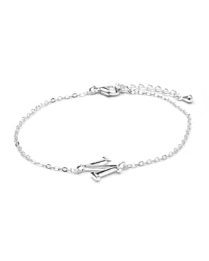 Luxenter Pulsera acabado plata - Alphabet