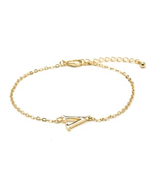 Luxenter Pulsera acabado oro amarillo 18k - Alphabet