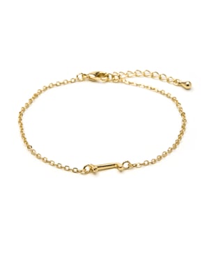 Luxenter Pulsera acabado oro amarillo 18k - Alphabet