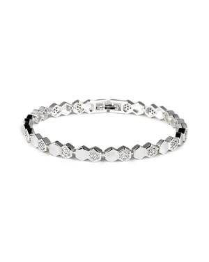Luxenter Pulsera de Circonita Brillante acabado en rodio - Lyth