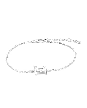 Luxenter Pulsera acabado plata - Alphabet