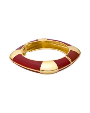 Luxenter Pulsera acabado oro amarillo de 18k y Lacado Rojo - Souda