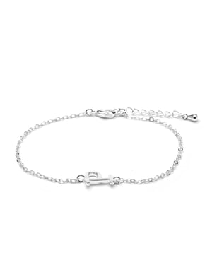 Luxenter Pulsera acabado plata - Alphabet