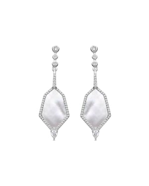 Luxenter Pendientes de Plata de Ley 925 y Circonita Brillante acabado rodio - Faios