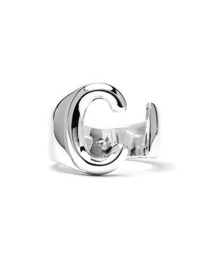Luxenter Anillo acabado plata - Alphabet
