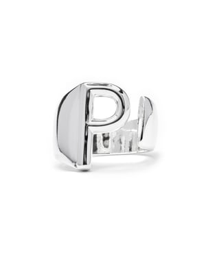 Luxenter Anillo acabado plata - Alphabet