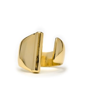 Luxenter Anillo acabado oro amarillo 18k - Alphabet