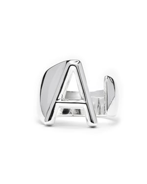 Luxenter Anillo acabado plata - Alphabet