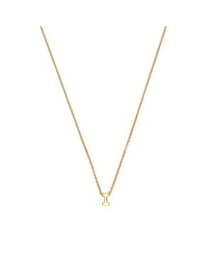 Luxenter Collar acabado oro amarillo 18k - Alphabet