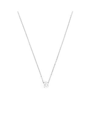 Luxenter Collar acabado plata - Alphabet