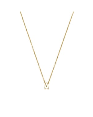 Luxenter Collar acabado oro amarillo 18k - Alphabet