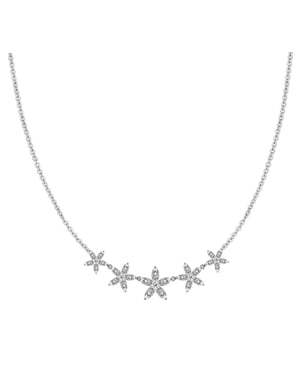 Luxenter Collar de Plata de Ley 925 con Circonita Brillante acabado en rodio - Rethi