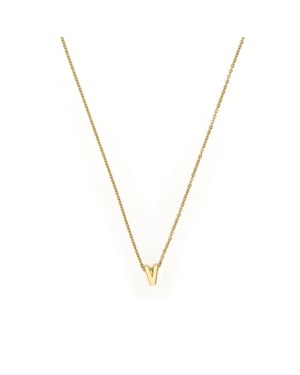 Luxenter Collar acabado oro amarillo 18k - Alphabet