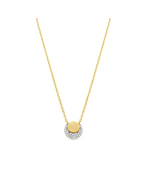Luxenter Collar de Plata de Ley 925 y Circonita Zafiro acabado en rodio - Nailna
