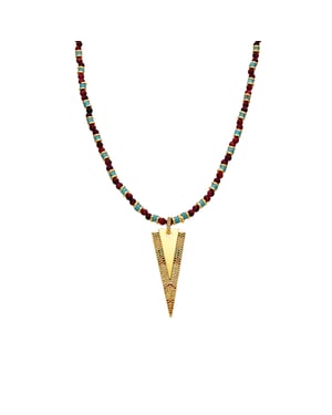 Luxenter Collar con Circonita Multicolor acabado oro 18k - Colix