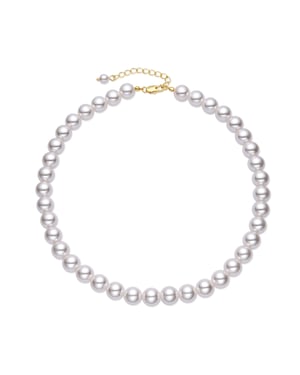 Luxenter Collar con Perla Blanca acabado oro 18k - Jamel