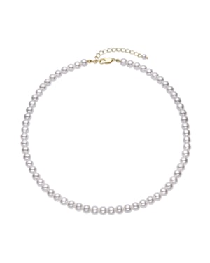 Luxenter Collar con Perla Blanca acabado oro 18k - Jamel