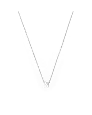 Luxenter Collar acabado plata - Alphabet