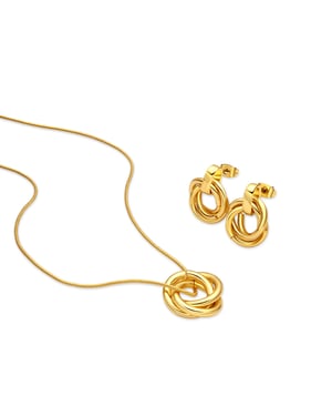 Luxenter Conjuntos acabado en oro amarillo de 18k - Linkap