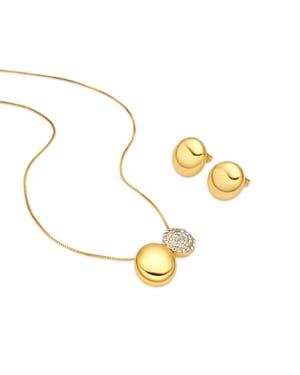 Luxenter Conjuntos de Circonita Brillante acabado en oro amarillo de 18k - Mupio