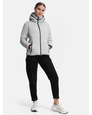 Chaqueta acolchada corta Marikoo con capucha y forro polar – Radaa